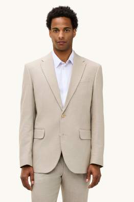 Americana combinable - regular fit - mescla de lli
