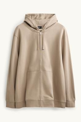 Sweat zippé à capuche