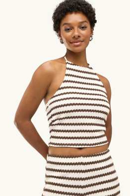 Knitted top - striped