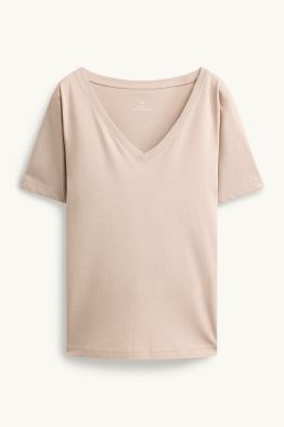 T-shirt met V-hals - regular fit