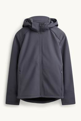 Jaqueta softshell amb caputxa - repel·lent a l’aigua