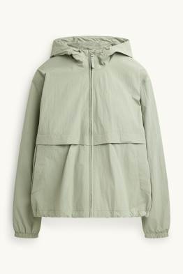 Giacca impermeabile con cappuccio - idrorepellente
