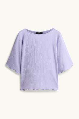 T-Shirt - Regular Fit - gesmokt