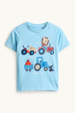 Lion et tracteurs - T-shirt