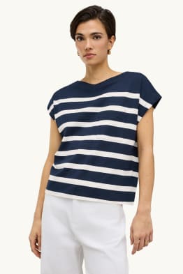 T-shirt - regular fit - à rayures