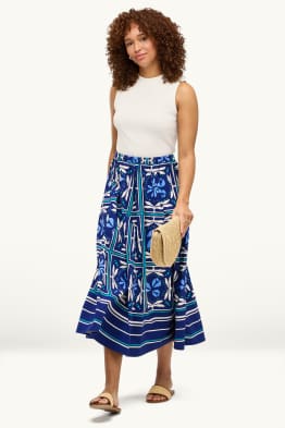Fit & flare dress - patterned