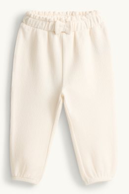 Pantaloni sportivi per neonati - a coste