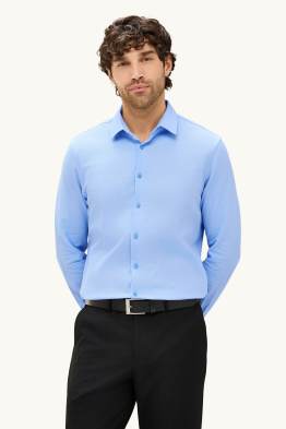 Camisa formal - slim fit - Kent - fàcil de planxar - texturada