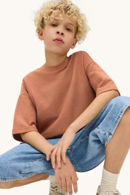 Short sleeve T-shirt - textured
