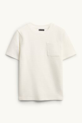 T-shirt - finition texturée