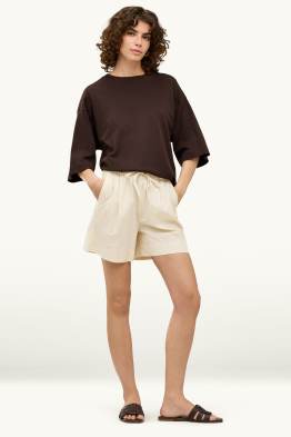 Pantalons curts - mid waist