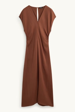 Kleid mit V-Ausschnitt - Straight Fit