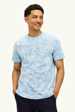 T-Shirt - Regular Fit - gemustert