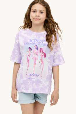 KPop Demon Hunters - Kurzarmshirt - gemustert