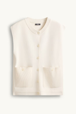 Gebreid gilet