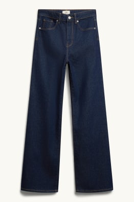 Wide Leg Jeans - High Waist