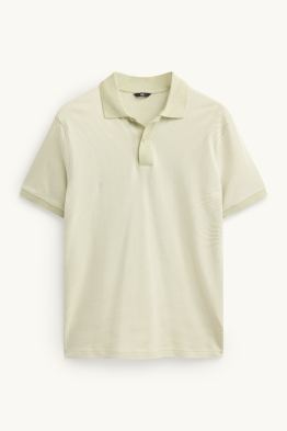 Poloshirt - regular fit - met structuur
