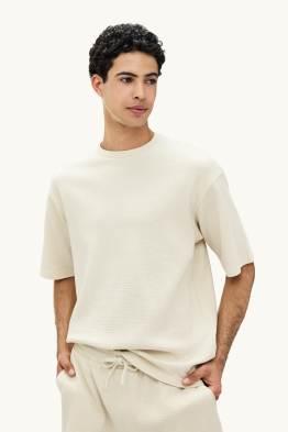 Camiseta - extragrande - con textura