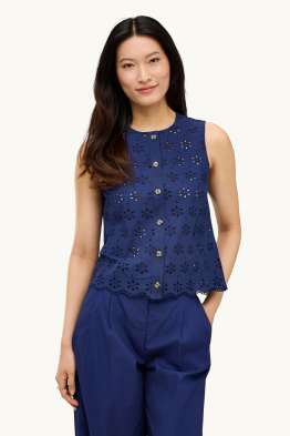 Chemisier - broderie anglaise