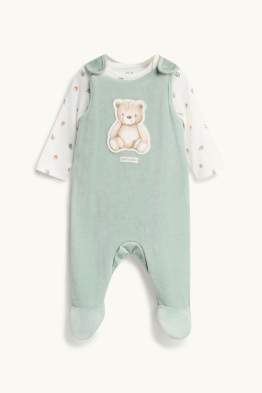 Ourson - ensemble avec grenouillère - 2 pièces