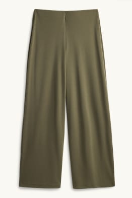 Stoffhose - Mid Waist - Palazzo