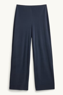 Stoffhose - Mid Waist - Palazzo