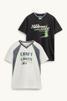 Lot de 2 - Minecraft - T-shirt