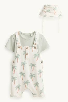 Palmiers - tenue bébé - 3 pièces