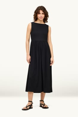 Fit & flare-jurk - met structuur
