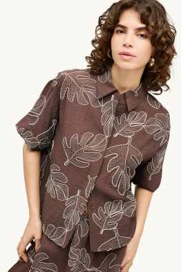 Shirt blouse - patterned