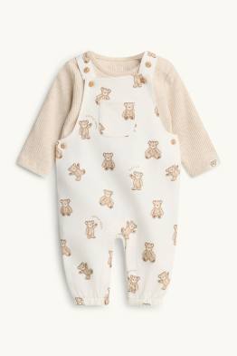 Teddy bear - newborn outfit - 2 piece