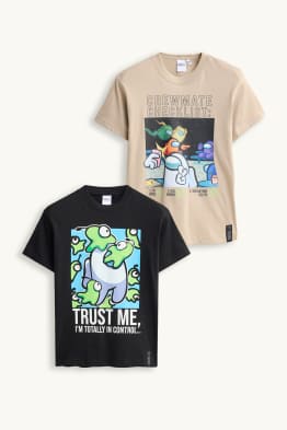 Multipack 2er - Among Us - Kurzarmshirt