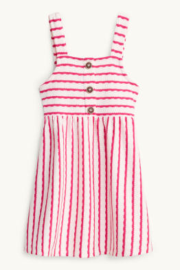 Vestito in maglia - a righe