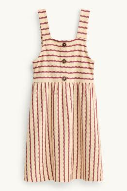 Vestito in maglia - a righe