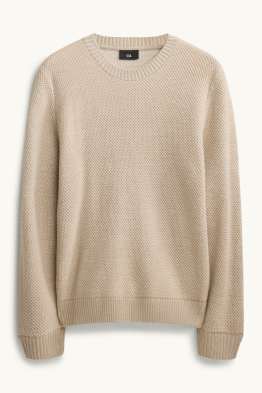 Pull - finition texturée
