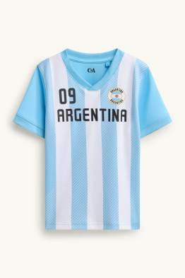Argentinien - Kurzarmshirt - gestreift