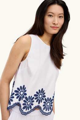 Haut - broderie anglaise