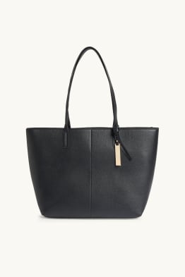 Large shopper - faux leather