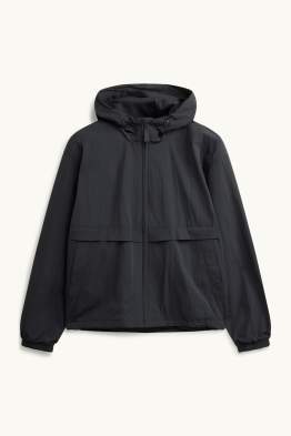 Giacca impermeabile con cappuccio - idrorepellente