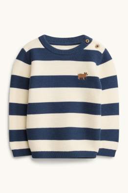 Little bear - baby jumper - striped