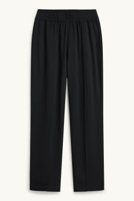 Stoffhose - Mid Waist - Straight Leg