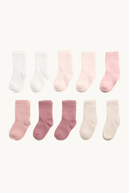 Multipack of 10 - baby socks