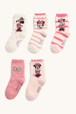 Multipack of 5 - Minnie Mouse - socks with motif