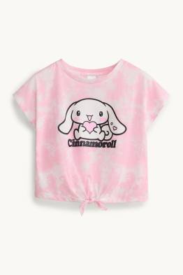 Cinnamoroll - short sleeve T-shirt - shiny - patterned