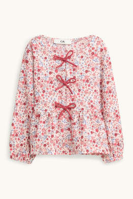 Blume - Langarmshirt