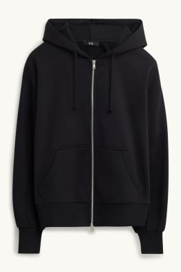 Zip-through hoodie