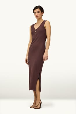Vestit bodycon - acanalat