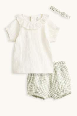 Floral - baby outfit - 3 piece