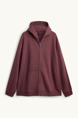 Zip-through hoodie