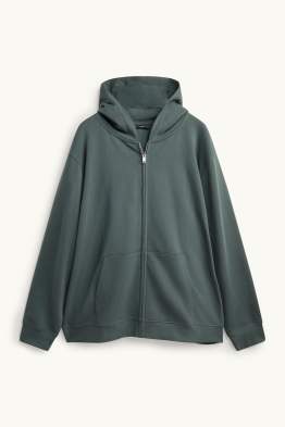 Zip-through hoodie